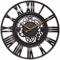 Infinity Instruments Roman Gear - 15" Round Rustic Finish Case Open Gear Design Dial 15114RS